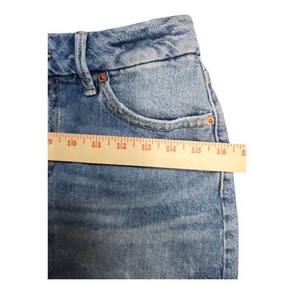 Forever 21 Denim Mini Skirt Womens Size Small Blue Jean Casual Y2K Style Skirt - Picture 6 of 11